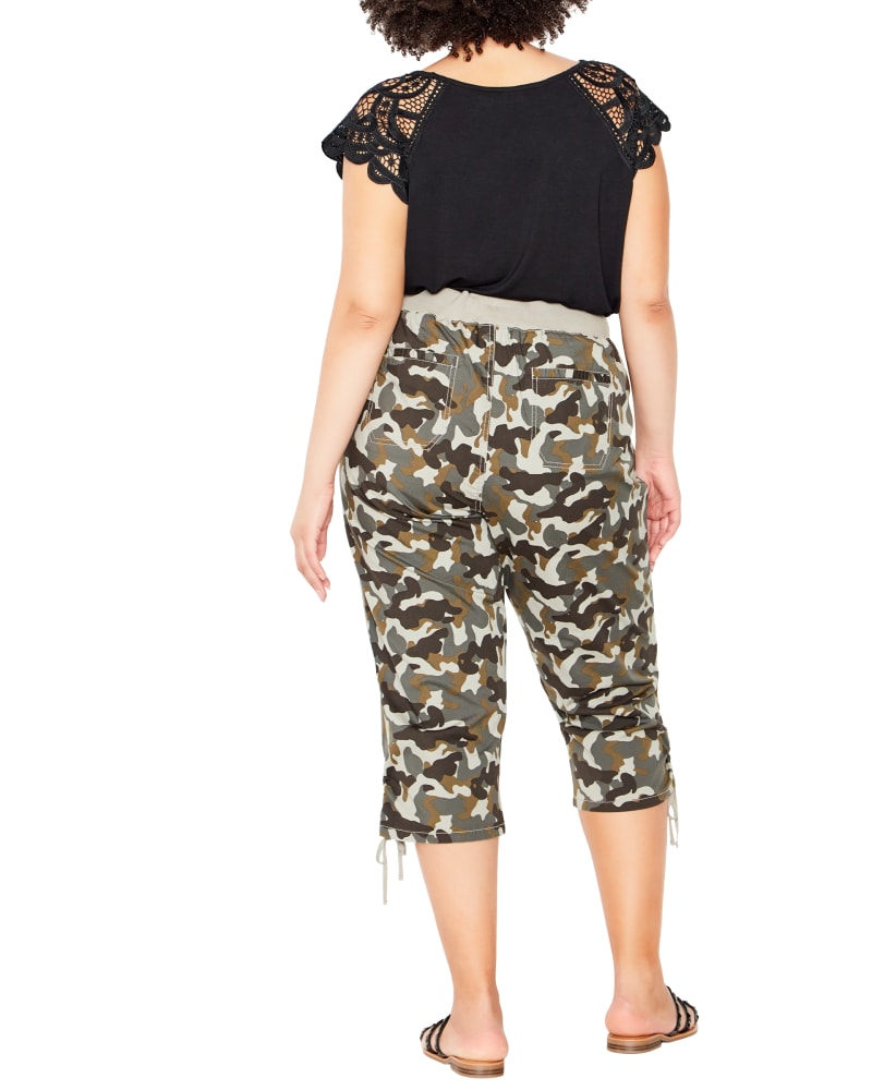 Kendall Cinched Capri Camo